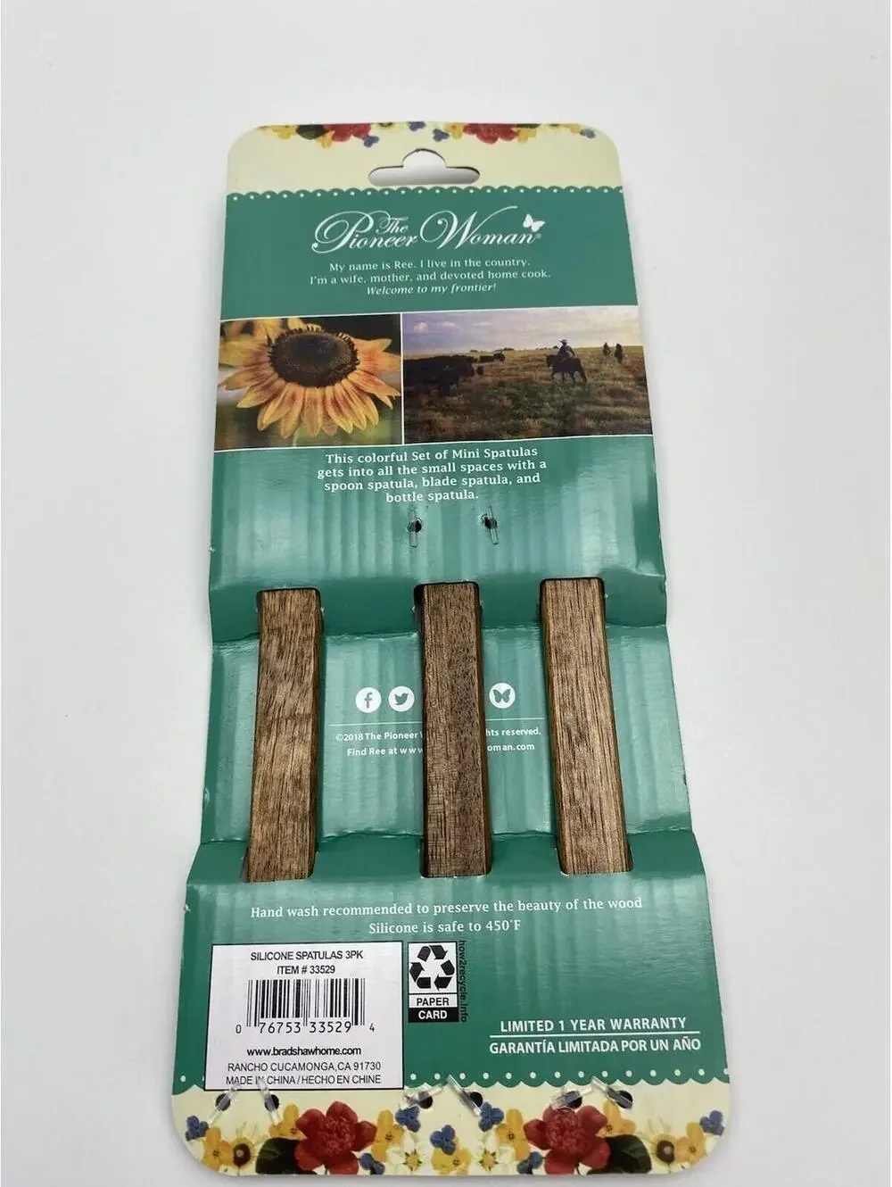 the pioneer woman mini spatula set new 3pc set